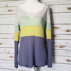 Anthropologie Pilcro Striped Color block T…